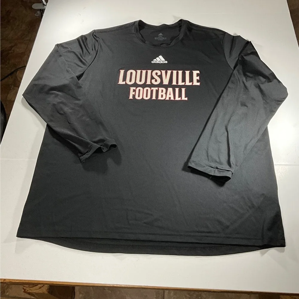 Adidas Mens Louisville Football Holiday Bowl San Diego Long Sleeve Shirt 2XL